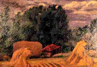 Marsh Farm, Stooks and Willows
