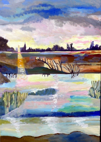 Earsham Flooding, Suffolk