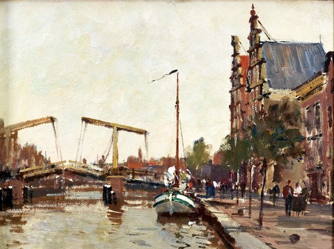 Canal in Amsterdam