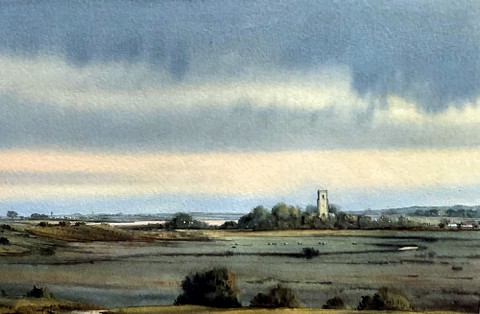 Blythburgh from Blowers Common, Wenhaston