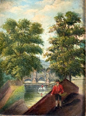The Old Eastgate Bridge and Mural Bridge with St. James's Church in the background, Bury St. Edmunds