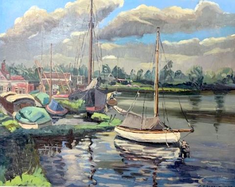 River Scene, Ware