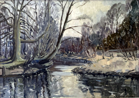 Winter Scene near Salisbury
